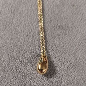 10 Items/$10 Anthropologie Gold Teardrop Necklace